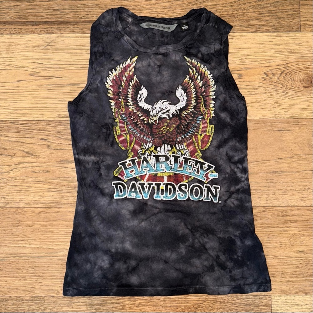 Like New-Harley Davidson Cut off Tee